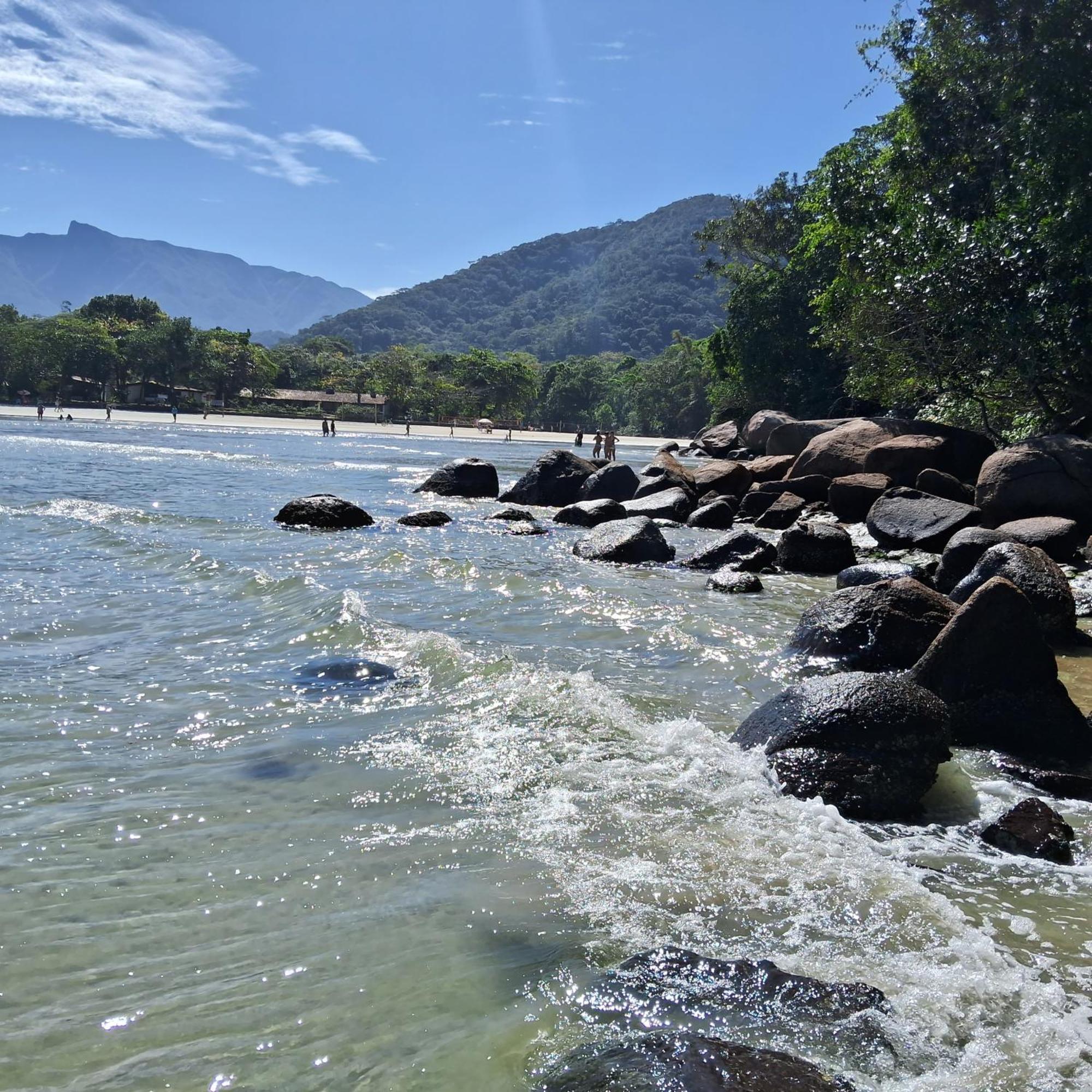 Recanto Vista Pro Mar 100 Mt Da Praia Caraguatatuba Buitenkant foto