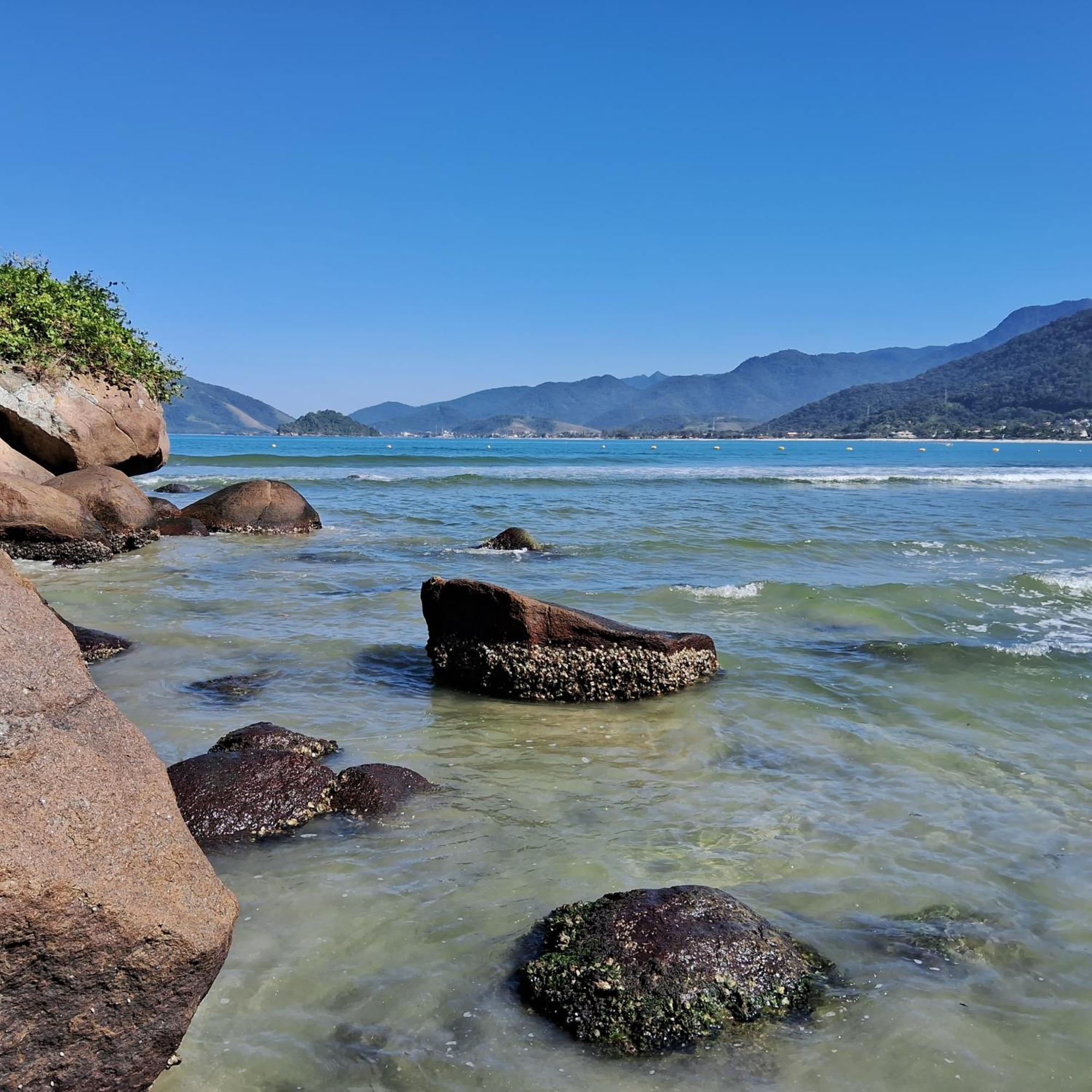 Recanto Vista Pro Mar 100 Mt Da Praia Caraguatatuba Buitenkant foto